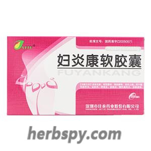 Fuyankang Soft Capsule for pelvic infection or vaginitis or cystitis